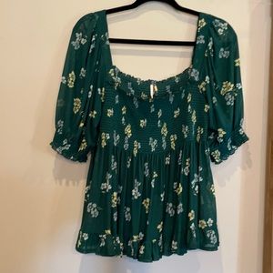 Free people size M baby doll shirt